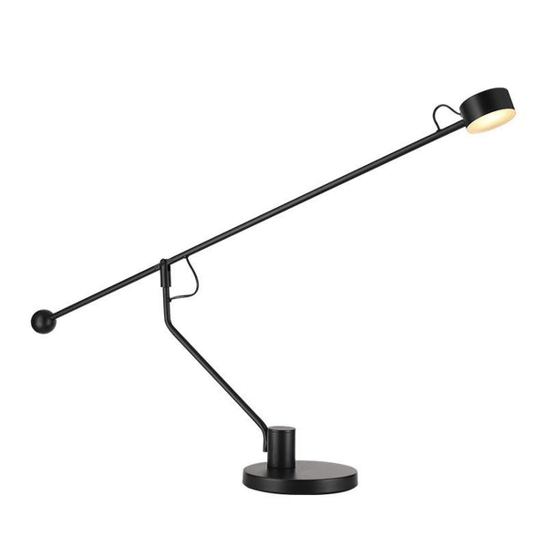 Bordash table lamp illuminated in a modern room