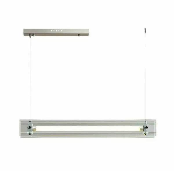 Tenon glass light illuminated with soft elegant glow