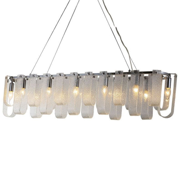 Murano long chandelier with venetian glasswork