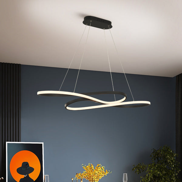 Note Pendant Light styled in a Nigerian dining area
