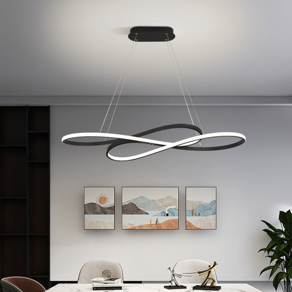 Close-up of Note Pendant Light showing musical note silhouette