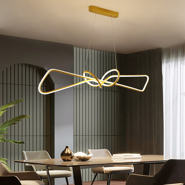 Bowtie LED Island Light styled in a Nigerian bar