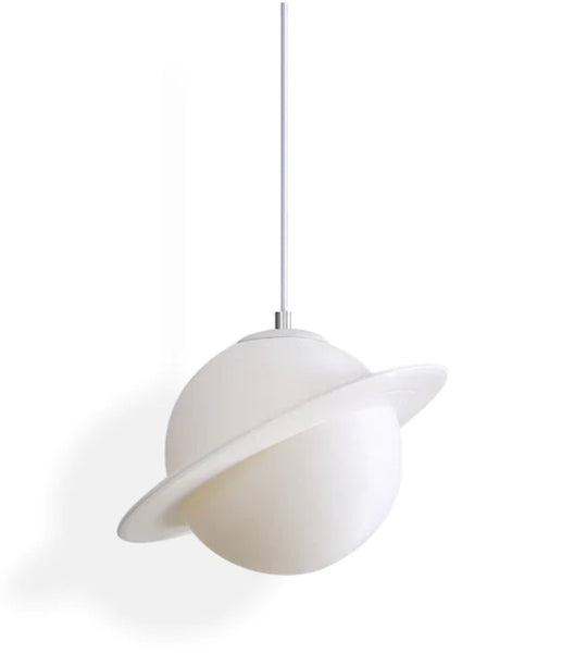 Saturn Pendant Light styled in a modern Nigerian home