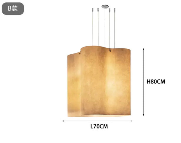 Nuvola pendant light shown in two sizes