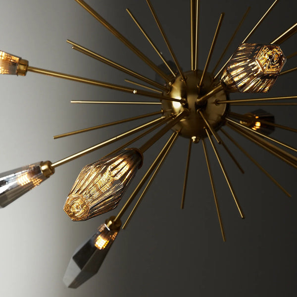 Dragonfly chandelier in a modern interior setting