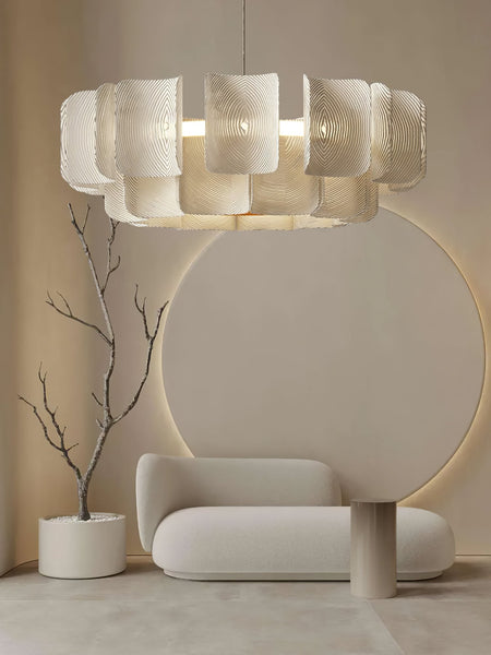 Vitre chandelier shown from a side angle