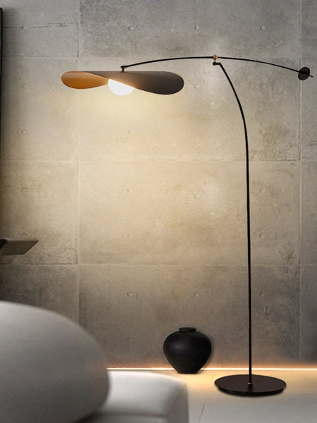Alonso arc lamp shown from a side angle
