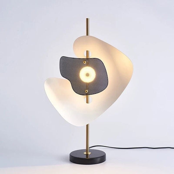 Lume Noir lamp with bold architectural design
