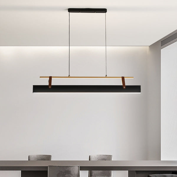 Goose LED Suspension Light hanging above a kitchen island in Nigeria