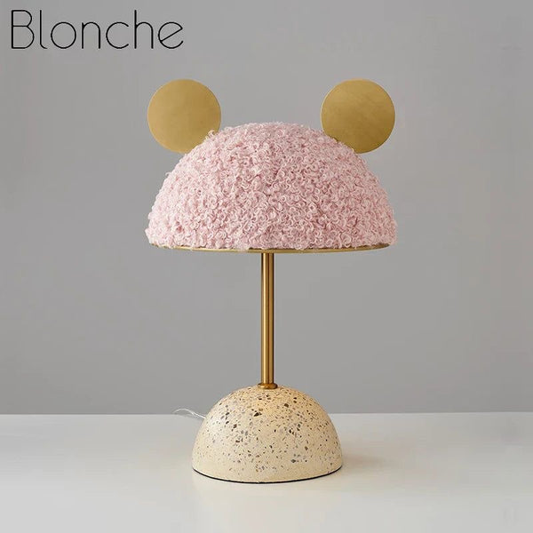 Mickey teddy bear lamp for a children's bedroom