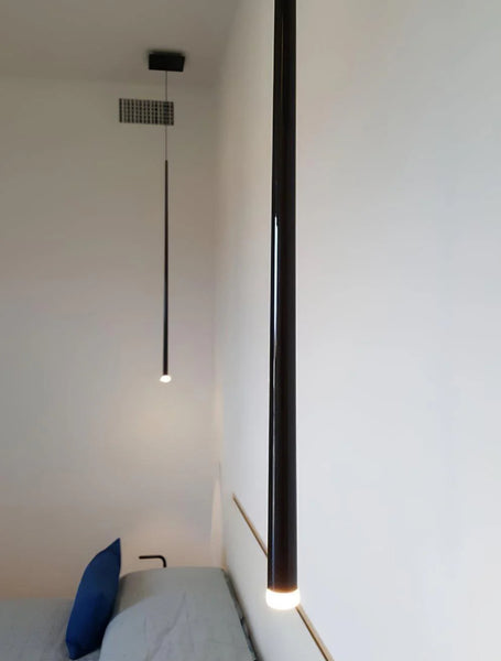 Slim Tubelight hanging in a Nigerian living room