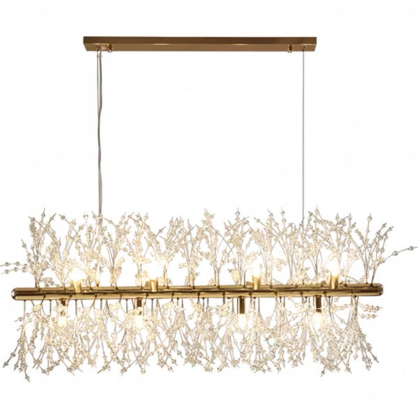 Horizontal Crystals Chandelier
