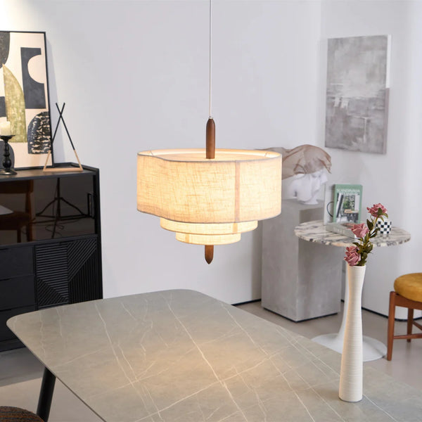 Horizontal Crystal Chandelier installed in a grand Nigerian home