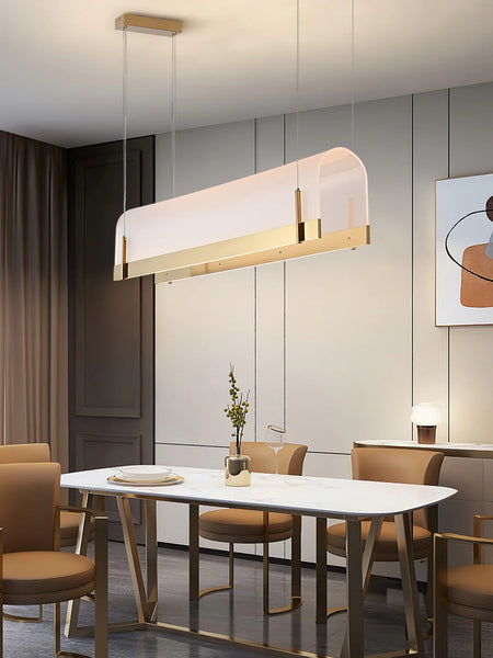 Baxter Chandelier installed in a modern Nigerian home