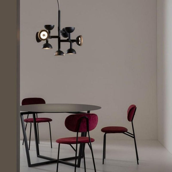 Karman Sibilla Chandelier styled in a luxury Lagos home