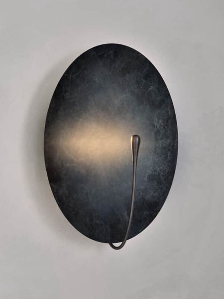 Alena vintage black iron wall light mounted indoors