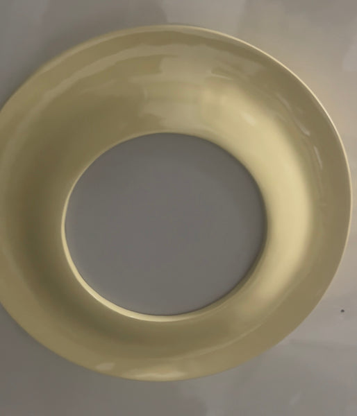 Close-up of Macaron cream fiberglass ceiling light