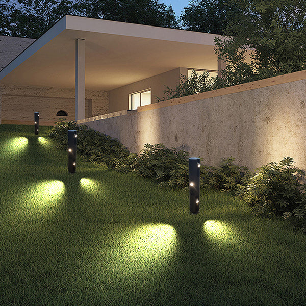 Close-up of Structii bollard light's adjustable head