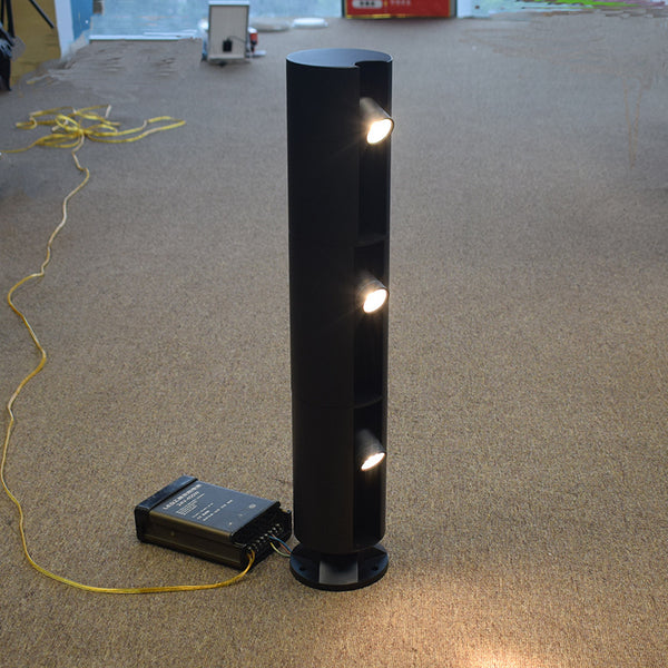 Structii waterproof bollard light along an outdoor pathway