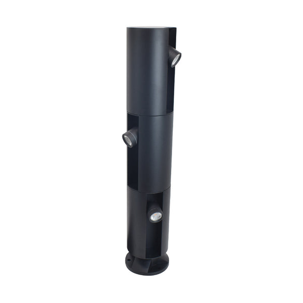 Structii bollard light installed in a garden