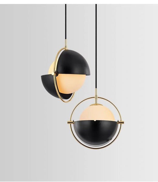 Gubi droplight shown from a side angle