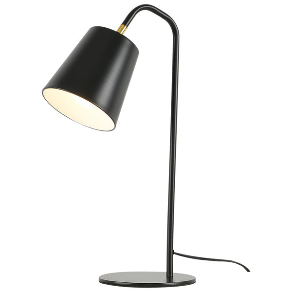 Close-up of Gooseneck Table Lamp showing adjustable head