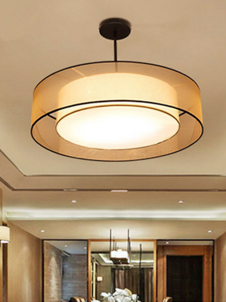 Close-up of Vonluce drum light's shape and finish