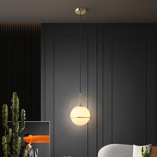 Apogee orbit globe pendant light