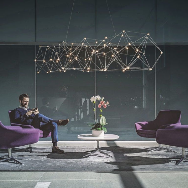 GOLD UNIVERSE COSMOS CHANDELIER