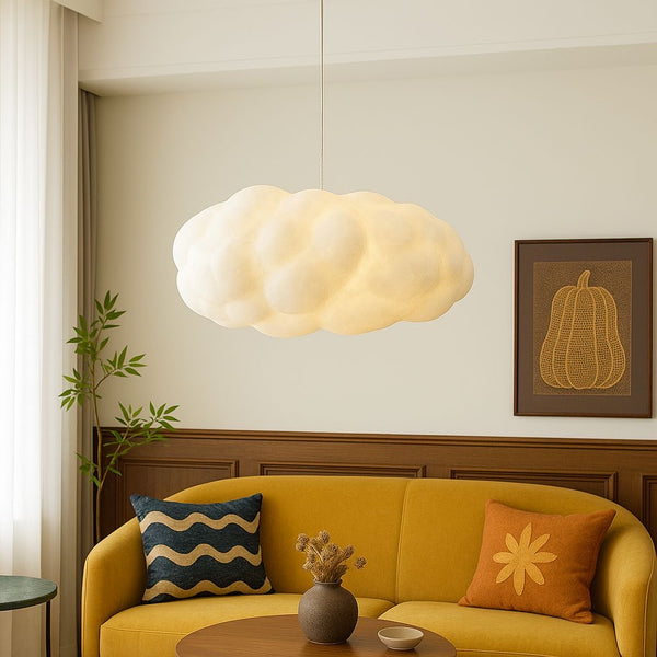 Cloud light illuminated, showing its cloud-like form