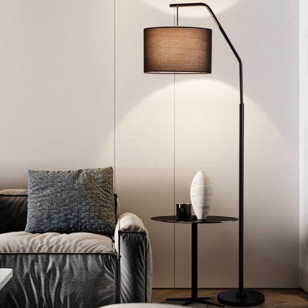 Black Fishing lamp in a modern interior setting