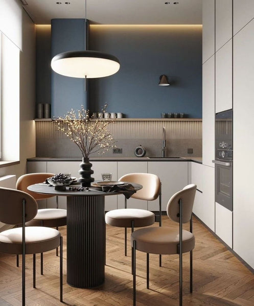 Sarffatti Pendant Light - Black and White