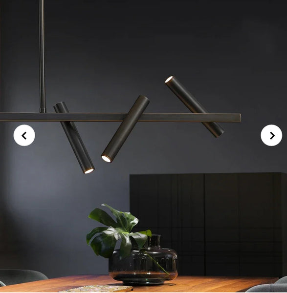 Close-up of Nordique suspension light's minimalist design