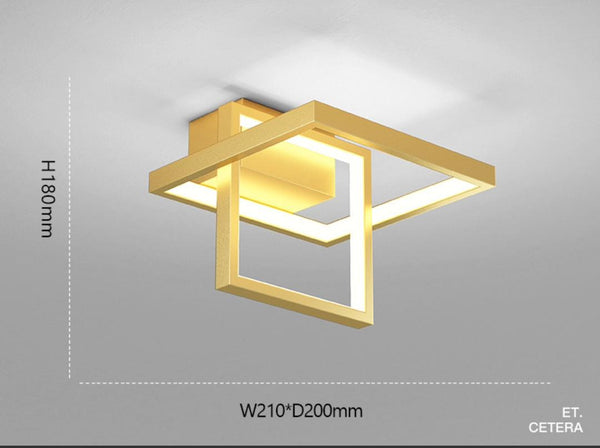 Close-up of Geometry Ceiling Light showing minimalist round design