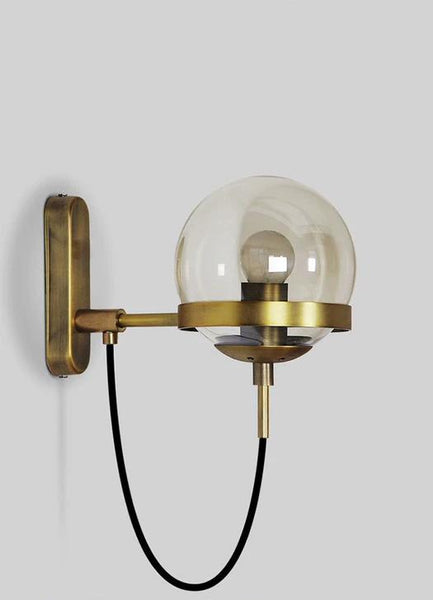 Close-up of Retro 3D Wall Light showing decorative 3D detail