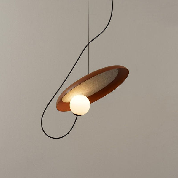 Close-up of Artiope Droplight showing unique pendant design