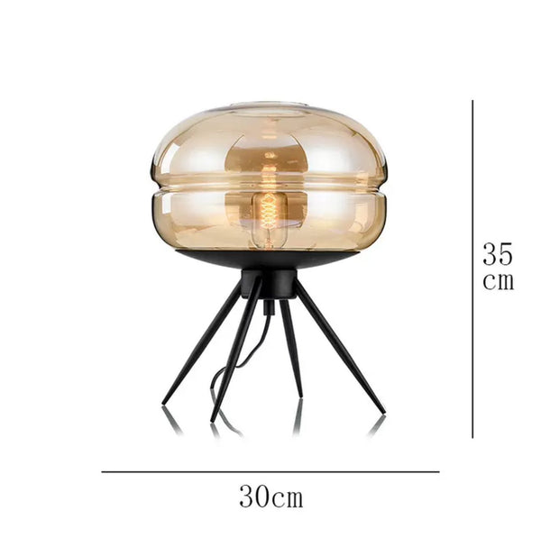 Tripod Table Lamp on a Nigerian side table