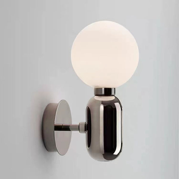 Moon Wall Light mounted on a Nigerian bedroom wall