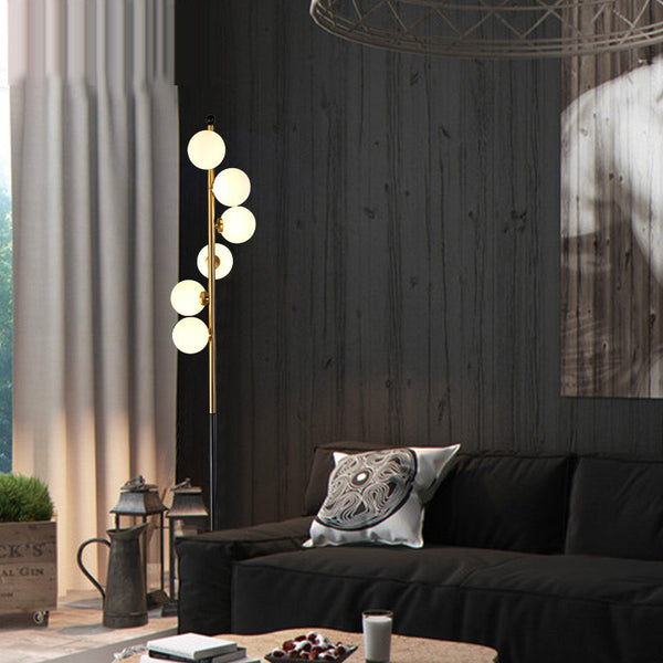 Post-Modern Nordic Floor Lamp close-up showing lamp head and shade