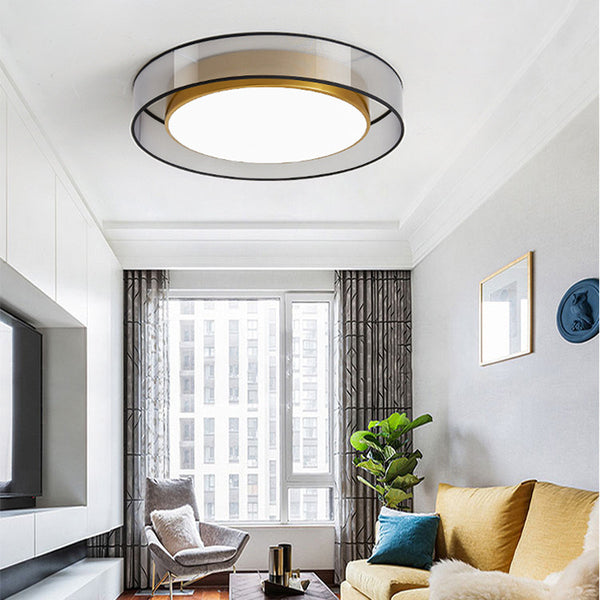 Three Colour Dimming Ceiling Light mounted on a Nigerian ceiling