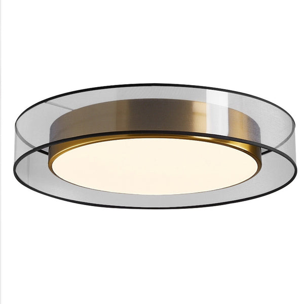 Three Colour Dimming Ceiling Light illuminated in a Nigerian bedroom