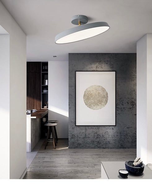 Close-up of Rotatable LED Flush Ceiling Light showing rotating mechanism