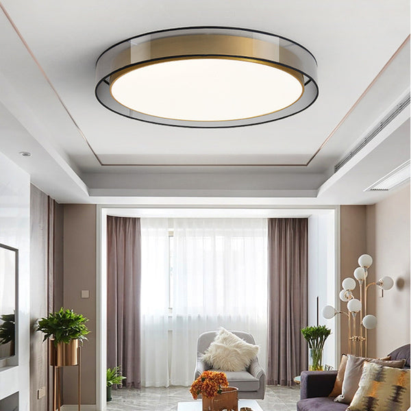 Close-up of Three Colour Dimming Ceiling Light showing dimmer control