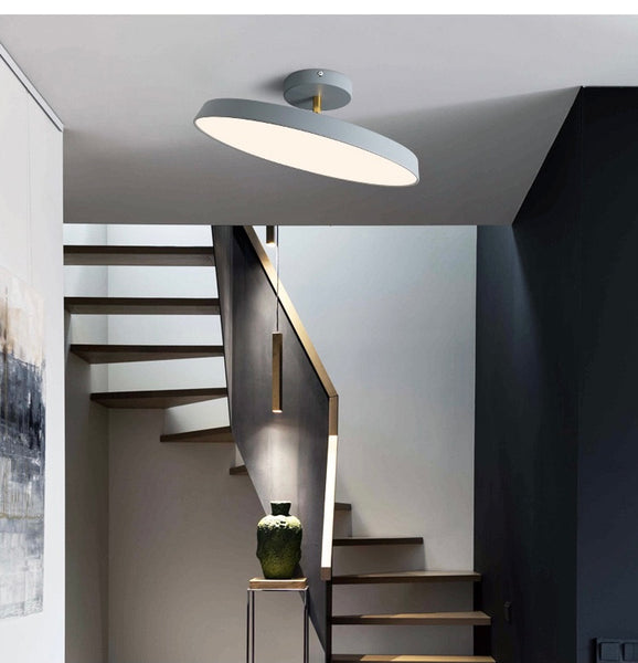 Rotatable LED Flush Ceiling Light installed in a modern Nigerian home