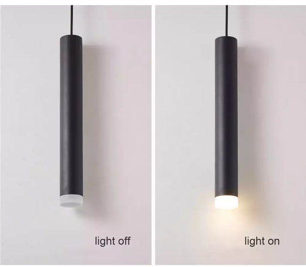 Close-up of Criss Black Tube Light showing black tube and LED detail