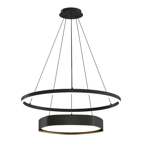 Close-up of Arctic Chandelier showing aluminium frame detail