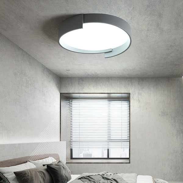 Close-up of Nordic LED Ceiling Light showing aluminium frame