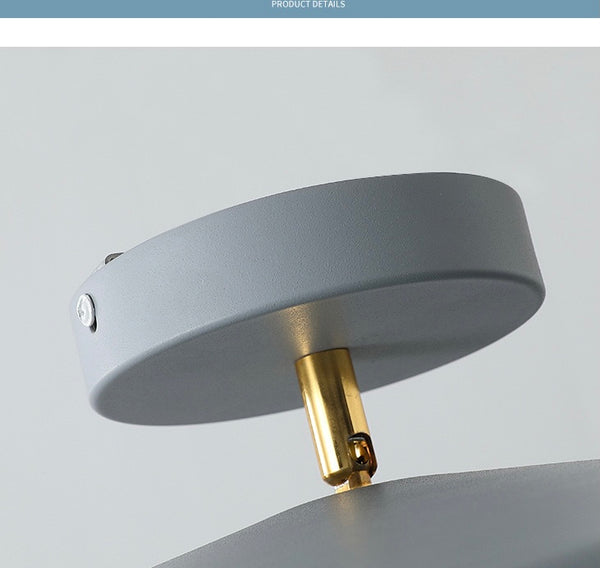 Rotatable LED Flush Ceiling Light illuminated in a Nigerian bedroom