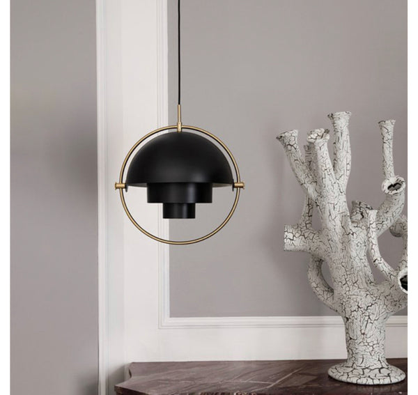Close-up of Gubi Droplight showing pendant shade design and finish